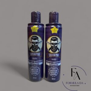 kit 2 shampoo ultra minoxi 3 em 1 cresce, fortalece e regenera